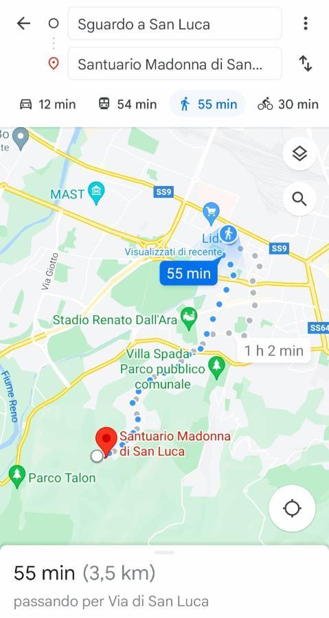 Sguardo A San Luca Apartment Bologna Kültér fotó